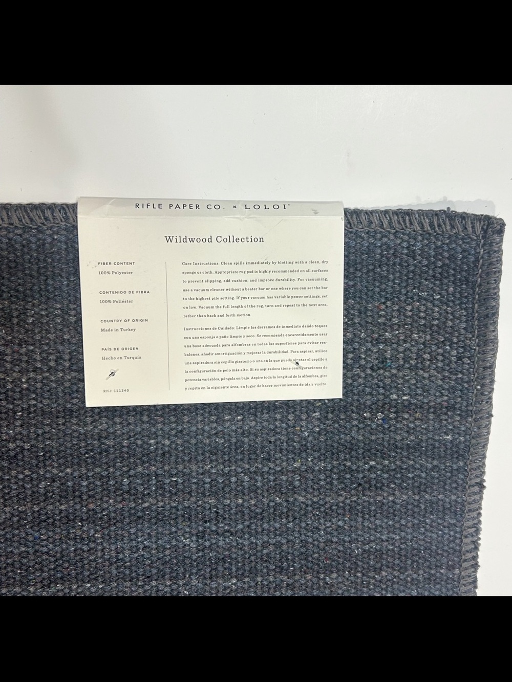 Rifle Paper Co Runner Rug - Picture 7 of 8